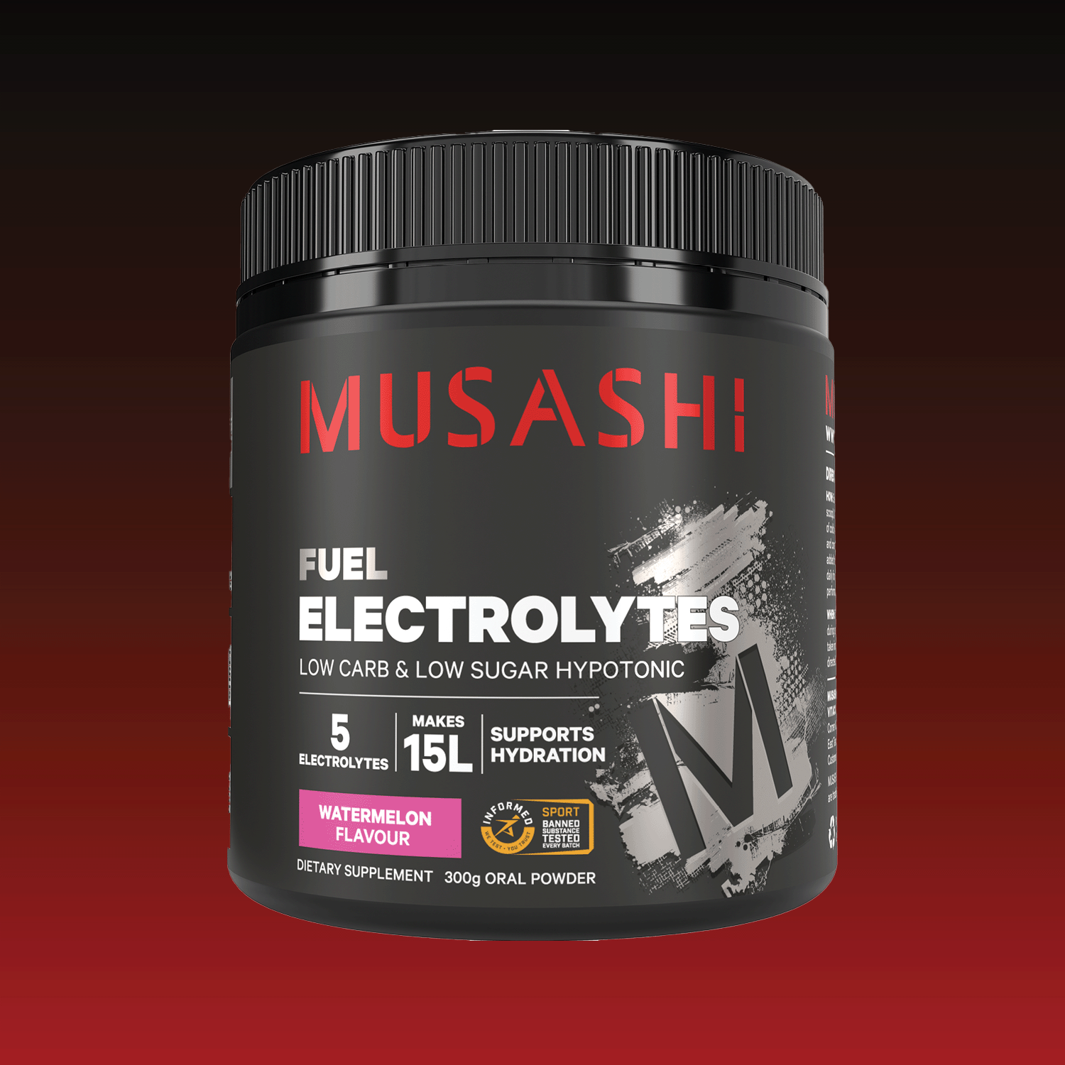 Musashi Electrolytes 300g - Watermelon