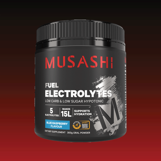 Musashi Electrolytes 300g - Blue Raspberry