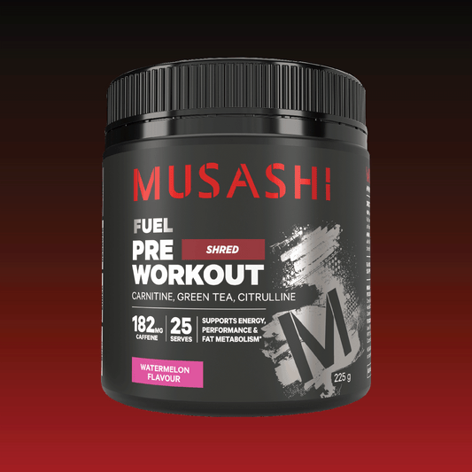 Musashi Pre Workout Shred 225g - Watermelon