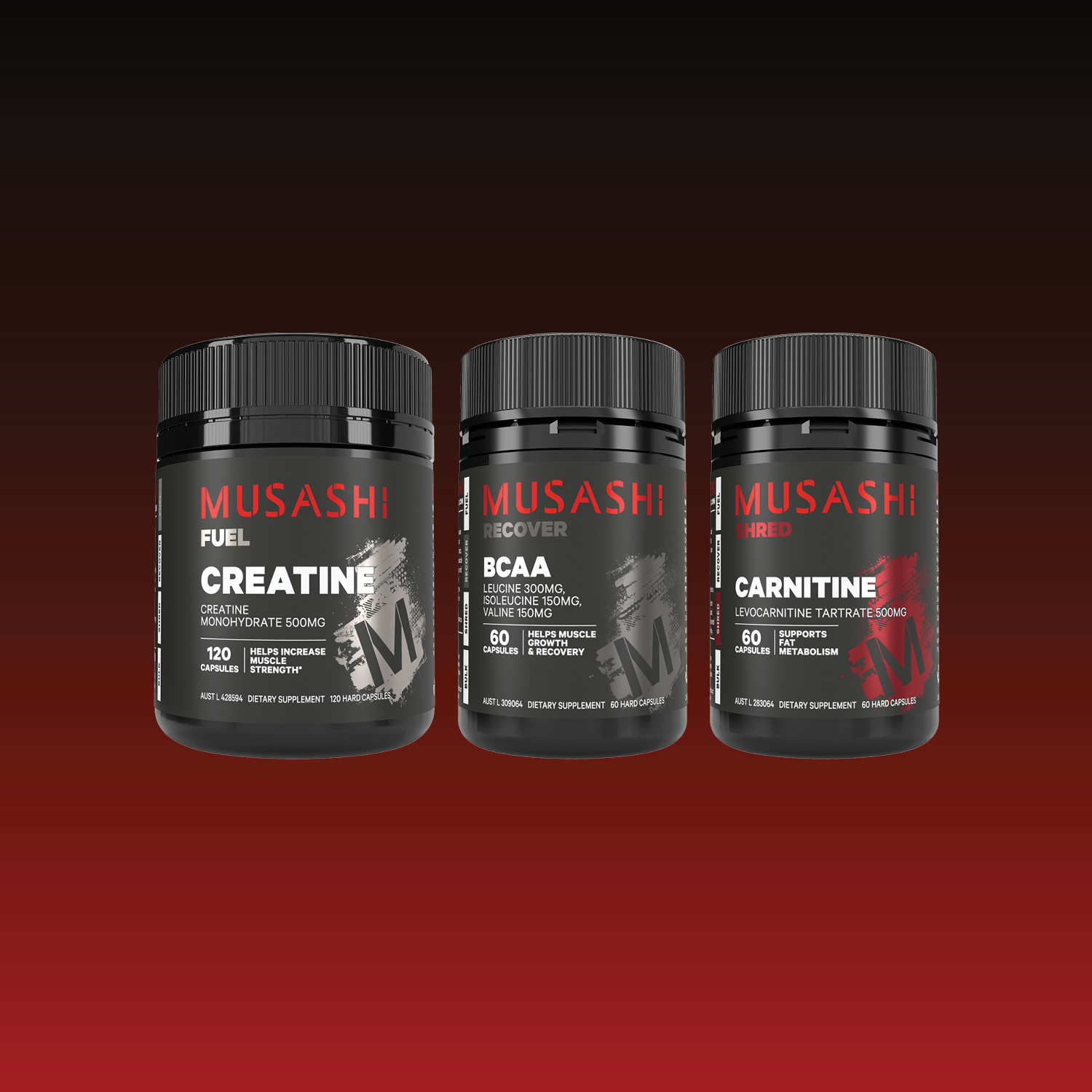 Musashi Essential Caps Bundle Pack