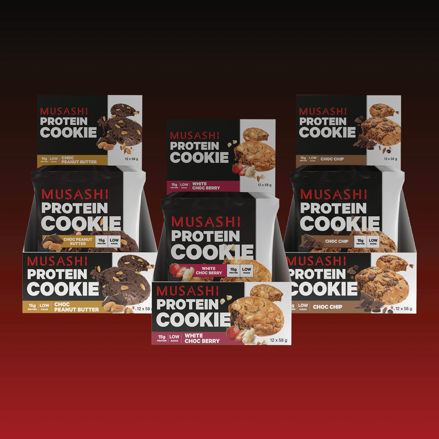 Musashi Protein Cookie Value Bundle Pack