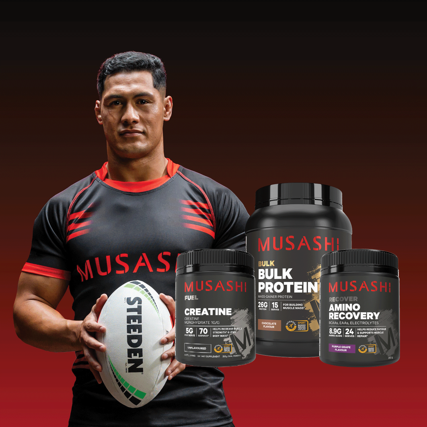 Musashi Rugby League Bundle Pack