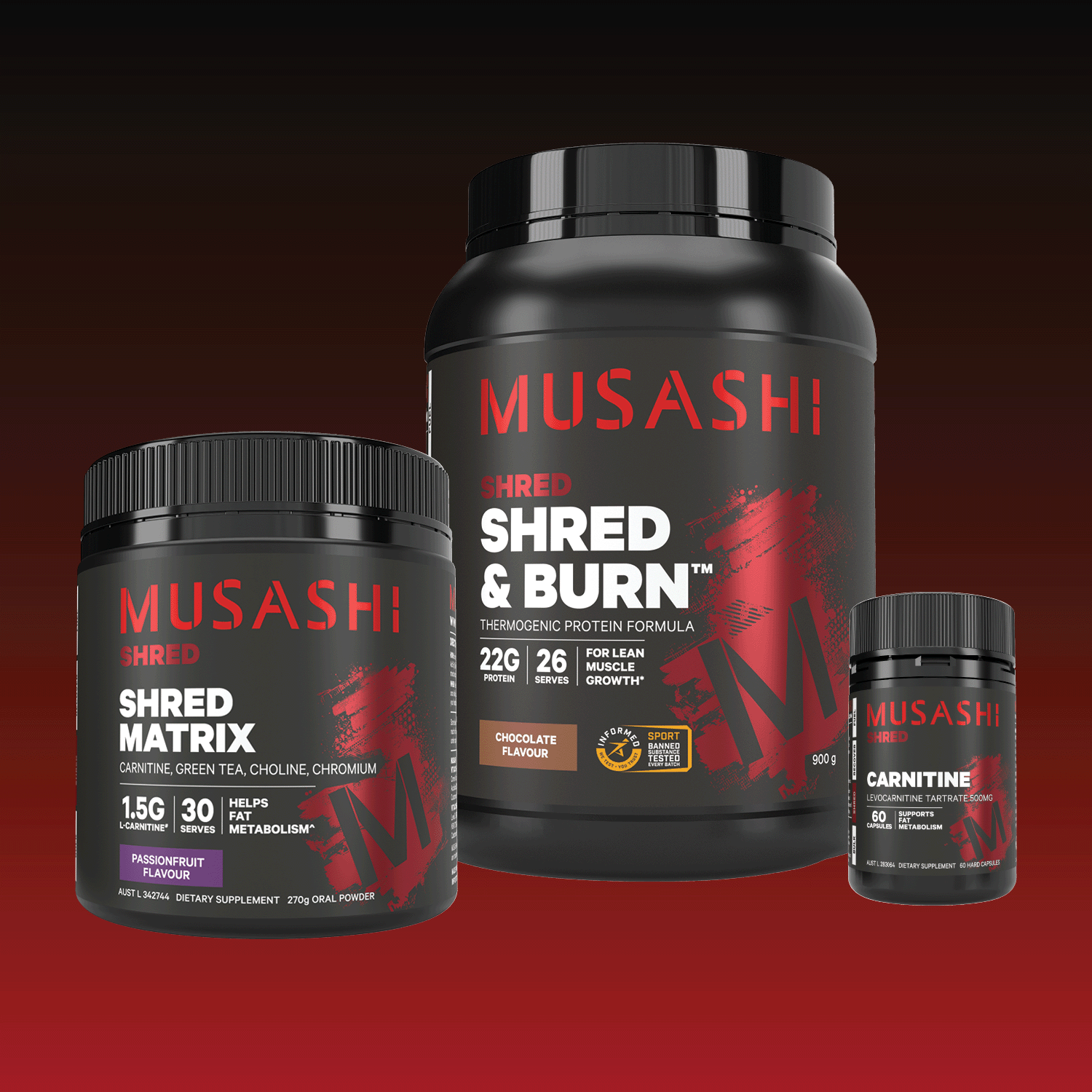Musashi Ultimate Shred Bundle Pack