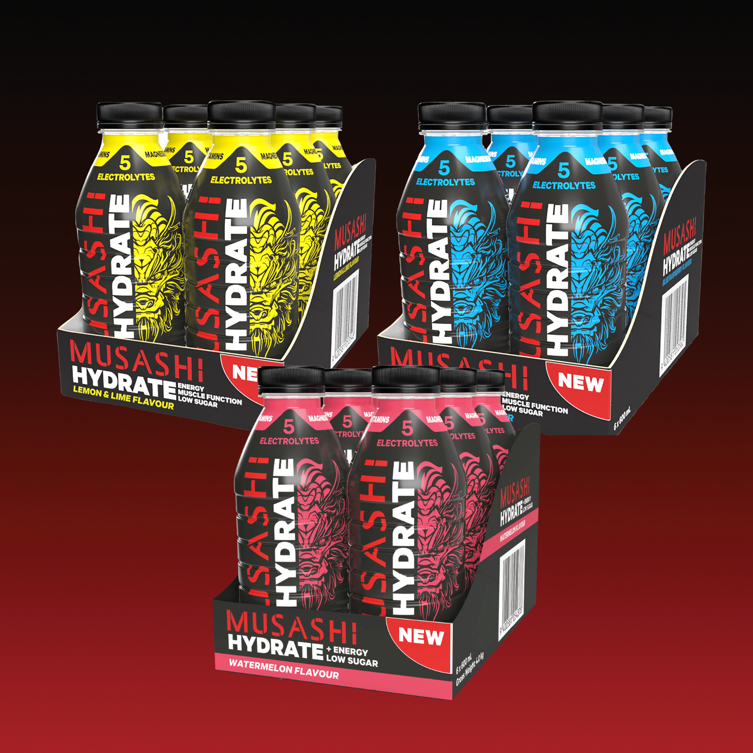 Musashi Hydrate Drink Bundle Pack