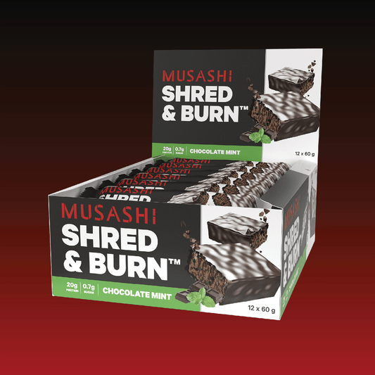 Musashi Shred and Burn Bar Chocolate Mint
