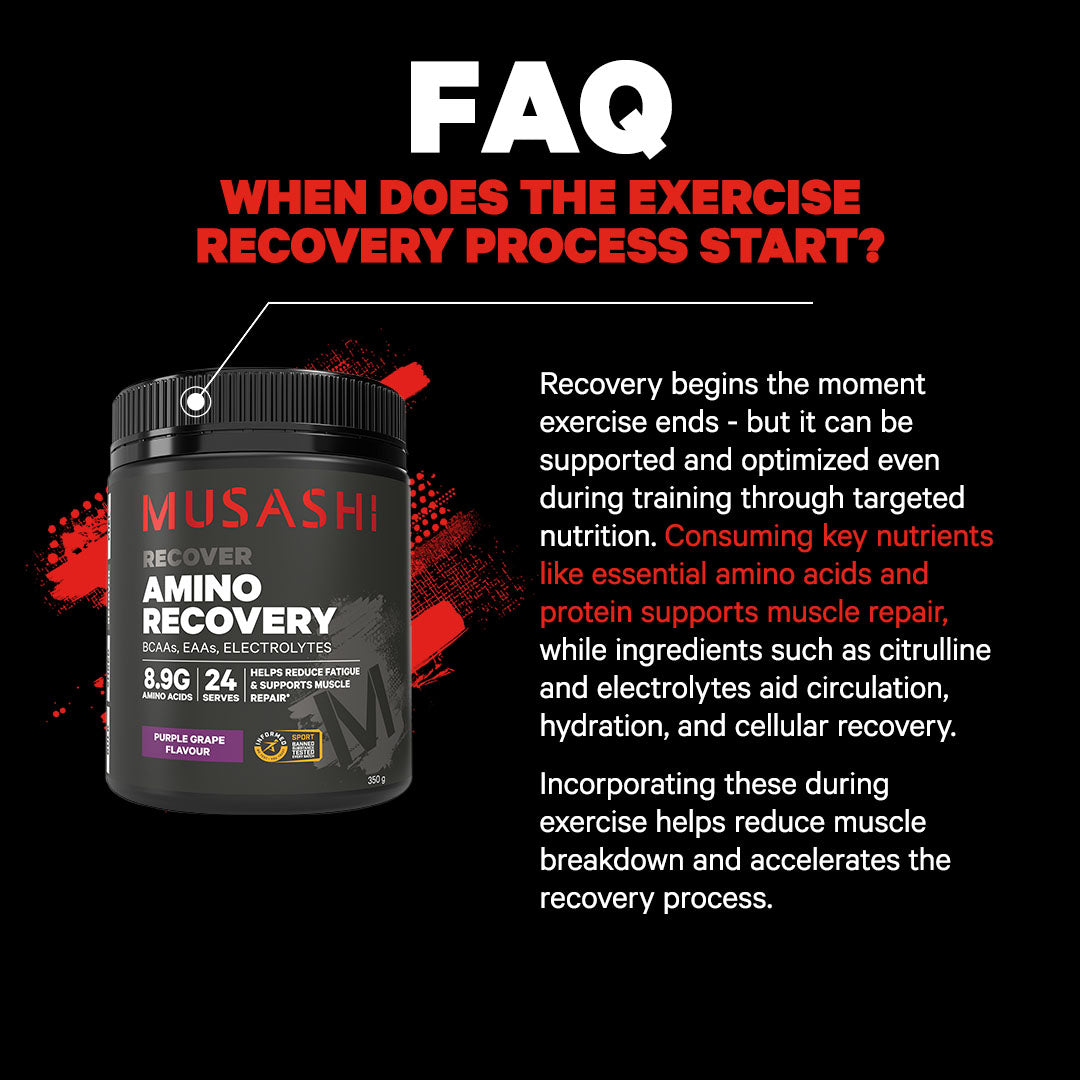 Musashi Amino Recovery 350g - FAQ