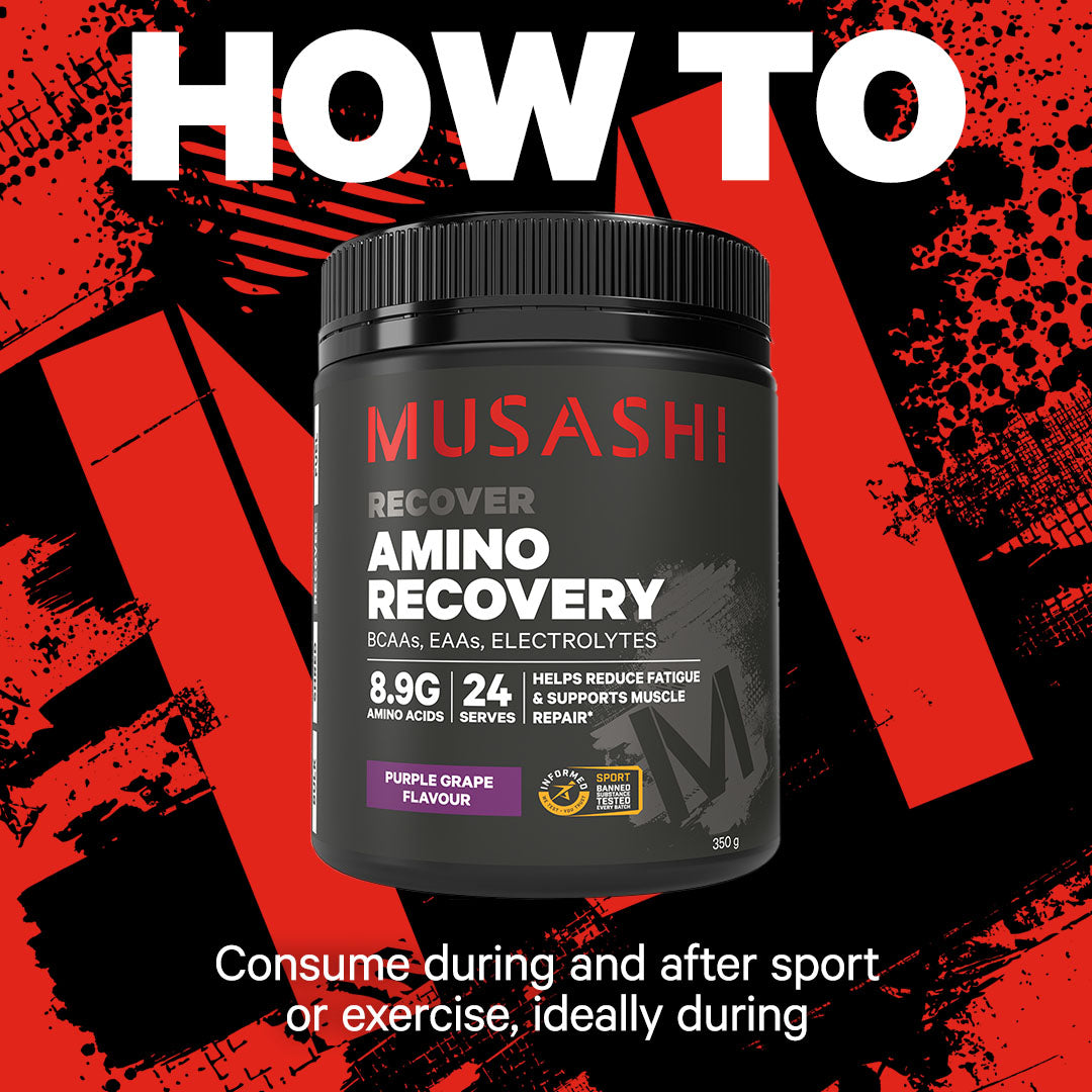 Musashi Amino Recovery 350g - How to