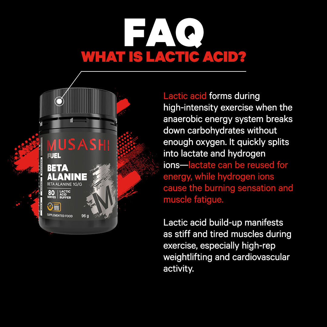 Musashi Beta Alanine 96g - FAQ