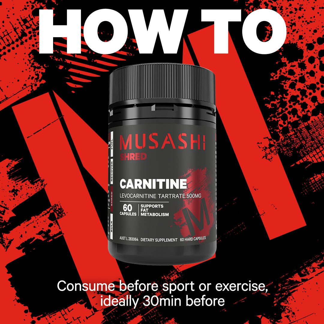 Musashi Carnitine 60 Capsules - How to