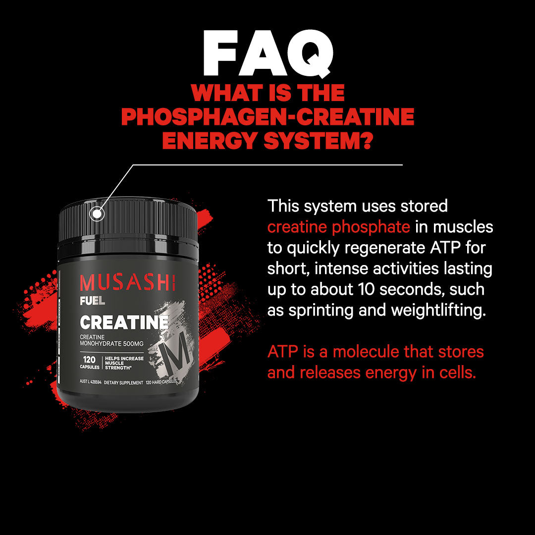 Musashi Creatine 120 Capsules - FAQ