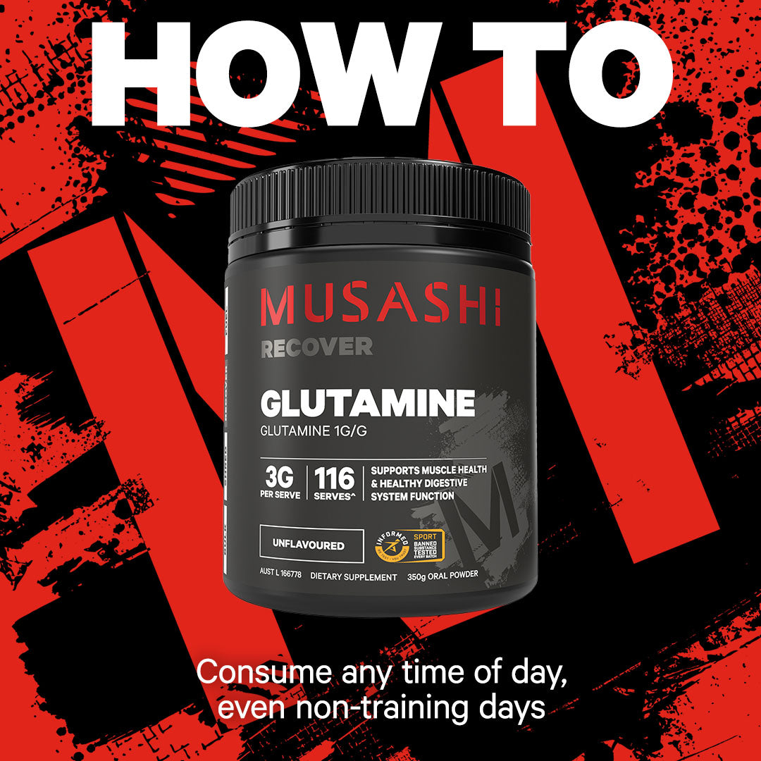 Musashi Glutamine 350G - How to