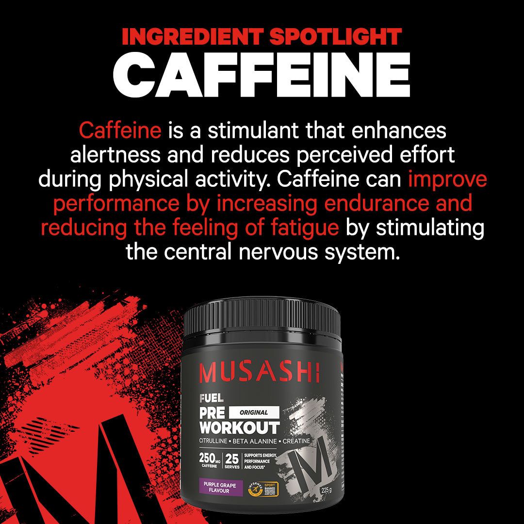 Musashi Pre Workout 225g - Ingredient Spotlight