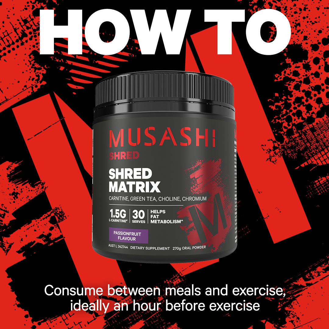 Musashi Shred Matrix 270g - How to