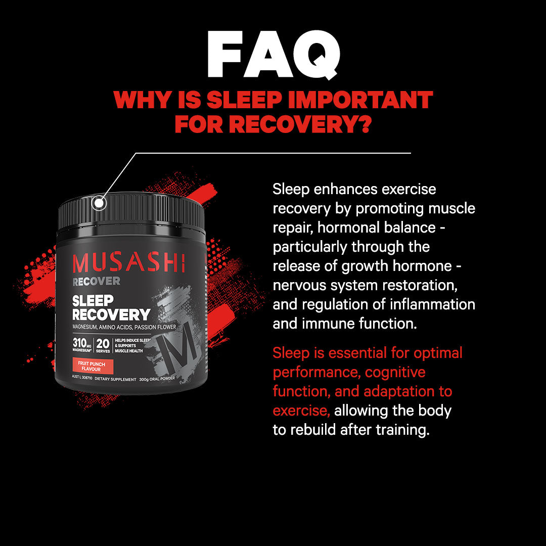 Musashi Sleep Recovery - FAQ