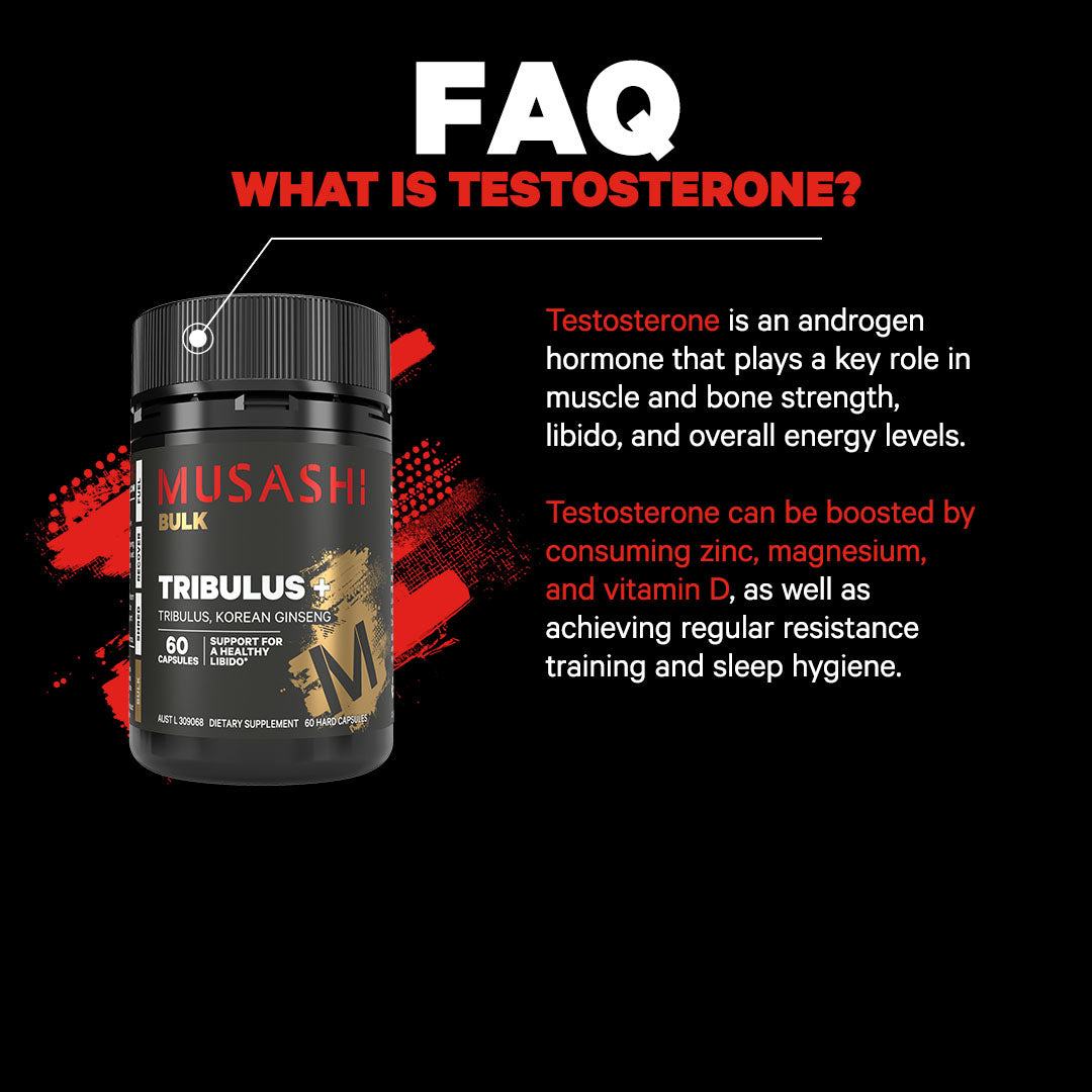Musashi Tribulus+ 60 Capsules - FAQ