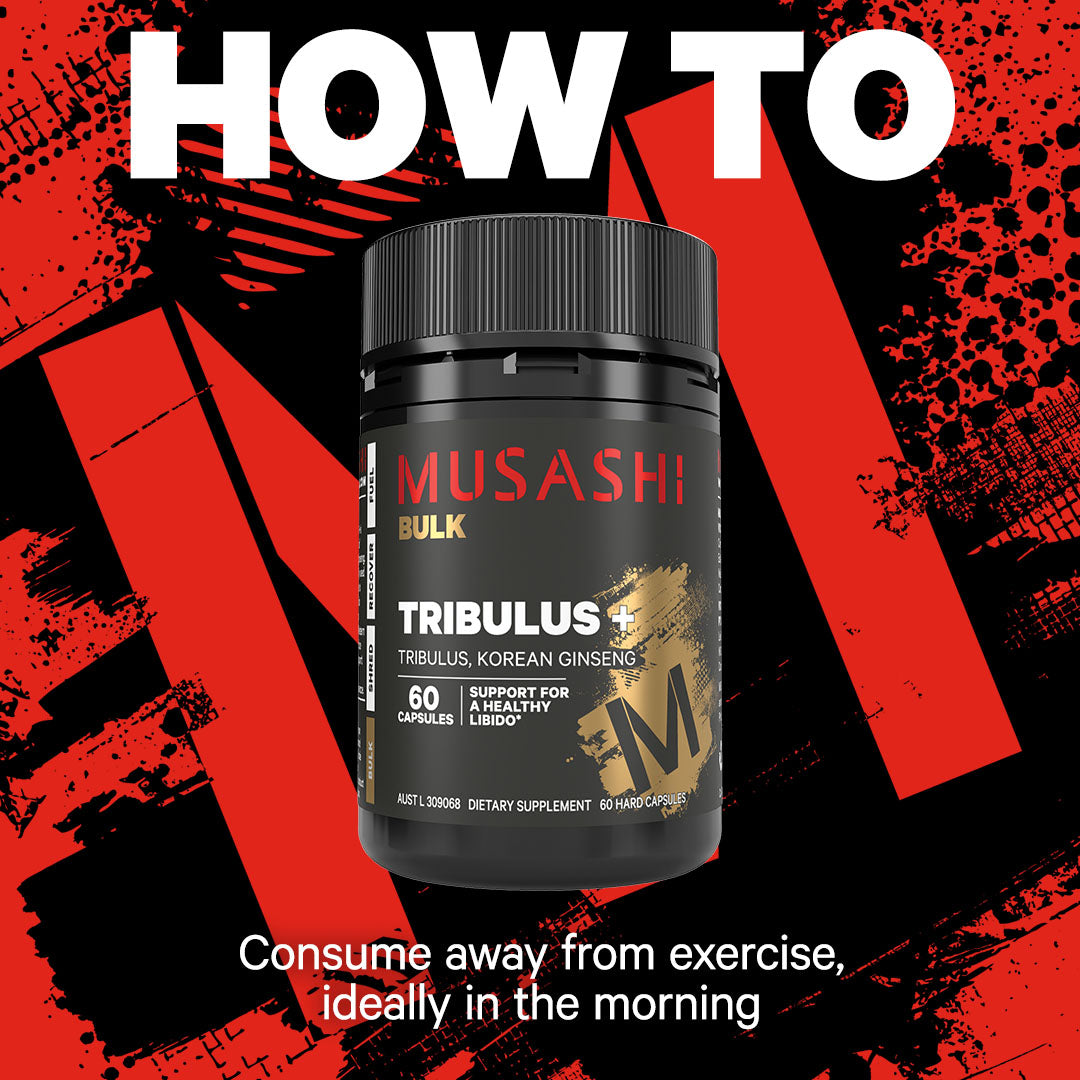 Musashi Tribulus+ 60 Capsules - How to