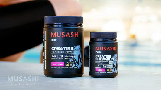 Musashi Blog - Unlock your strength and performance with Musashi Flavoured Creatine Monohydrate. Backed by science, TGA listed, and Informed Sport certified—now in a convenient, great-tasting berry flavour.