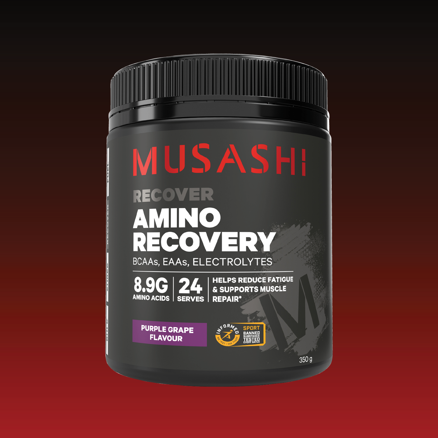 Musashi Amino Recovery 350g - Purple Grape