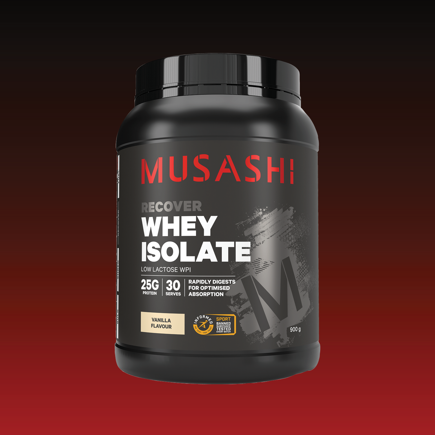 Musashi Whey Protein Isolate 900g - Vanilla