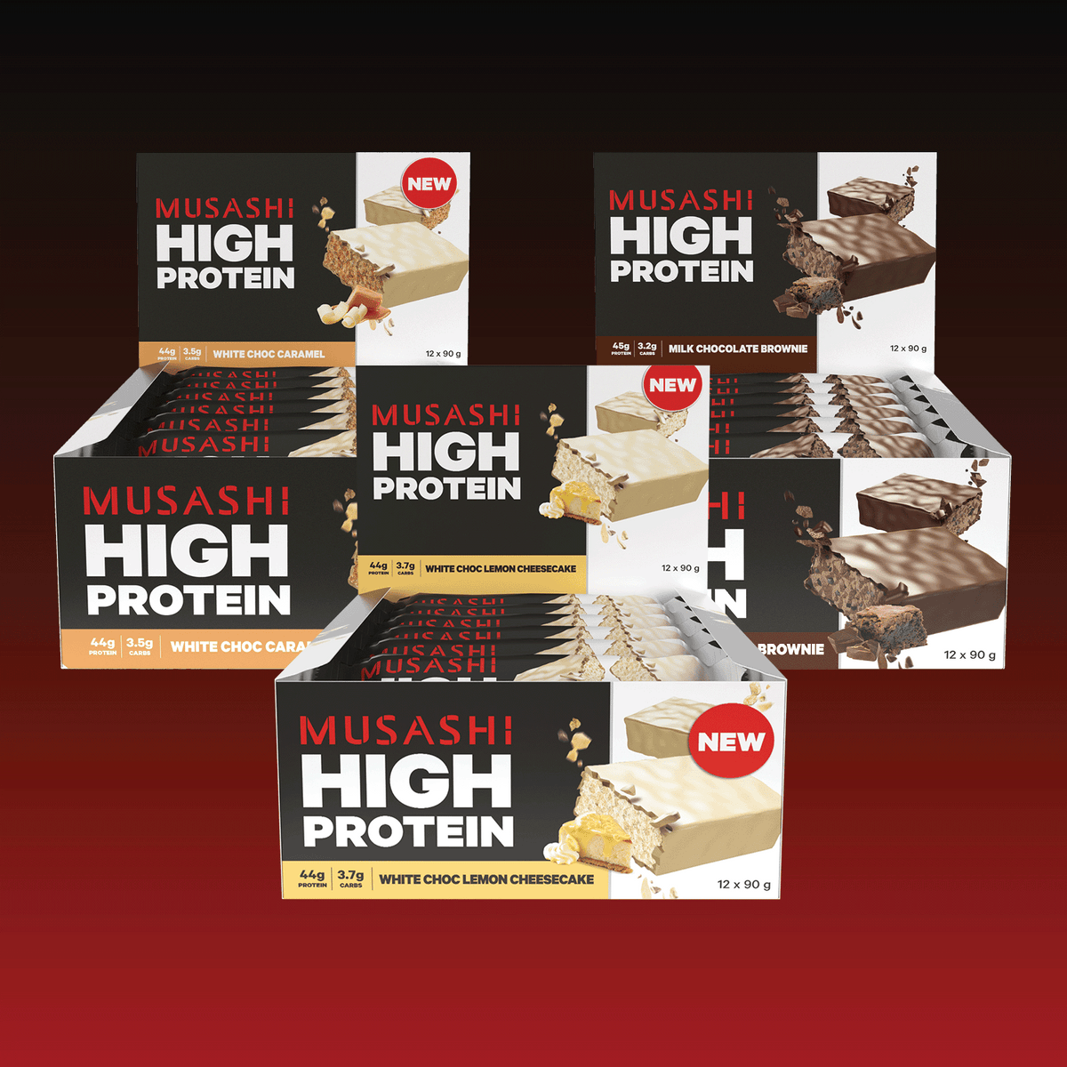 High Protein Bar Value Bundle Pack – Musashi NZ