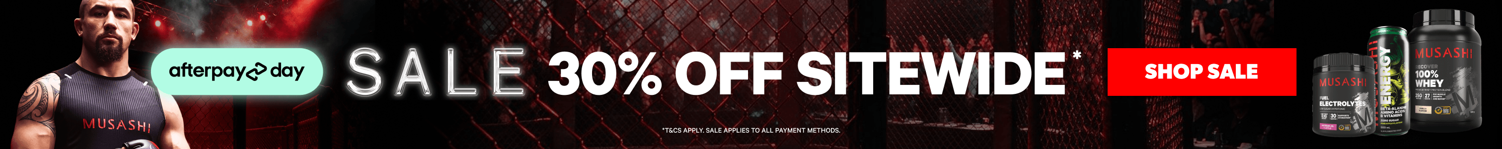 Musashi Afterpay Day Sale Promo 2026