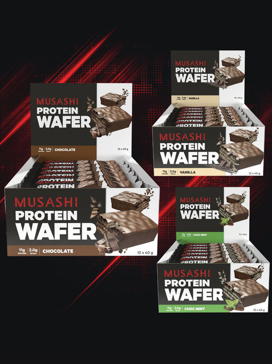 Musashi - Protein Wafer Bar Value Bundle Pack