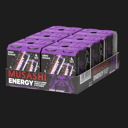 Energy Drink 250ml (4 Packs x 6) - Purple Grape