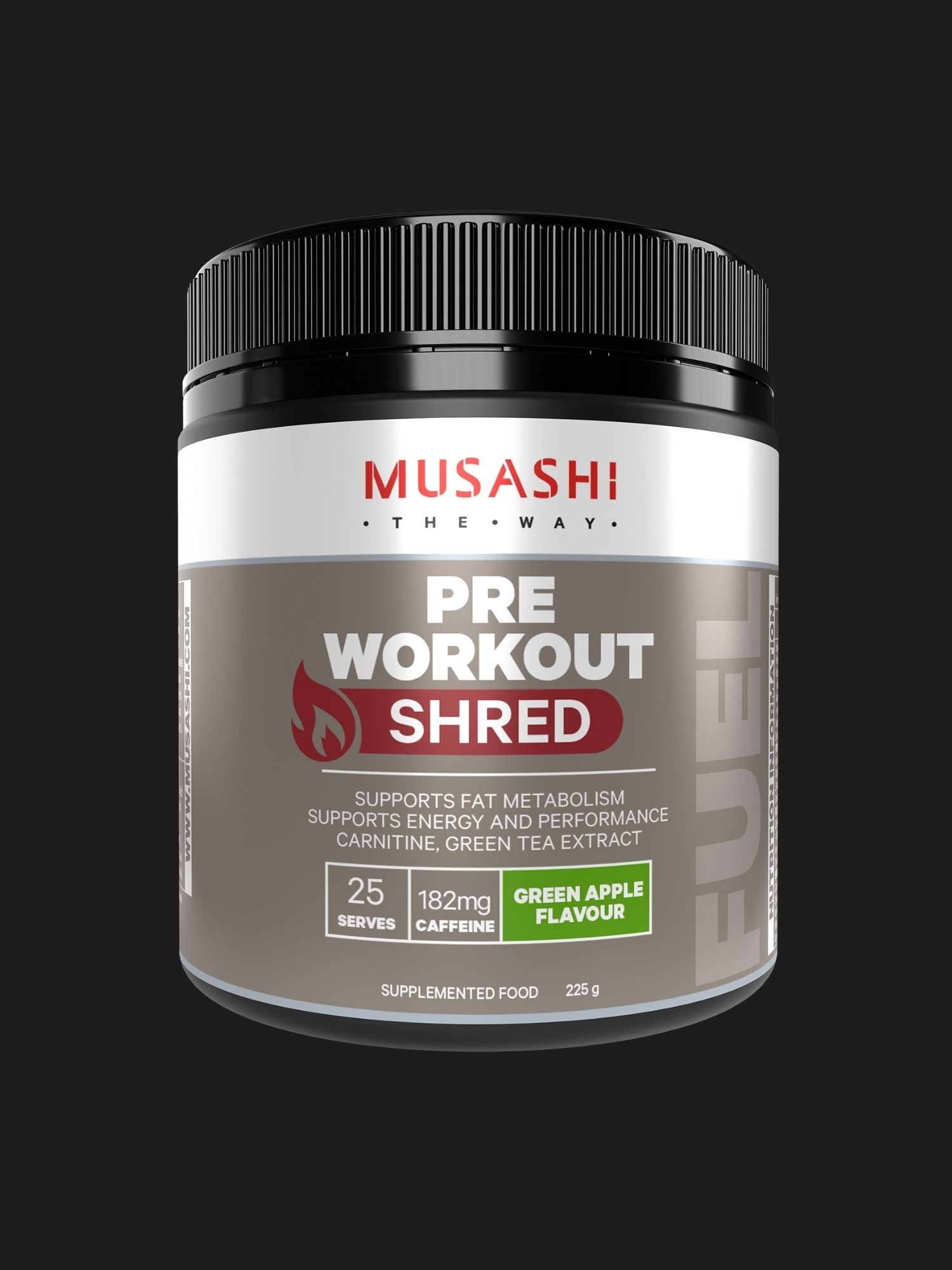 Musashi-Pre-Workout-Shred-Green-Apple-225g