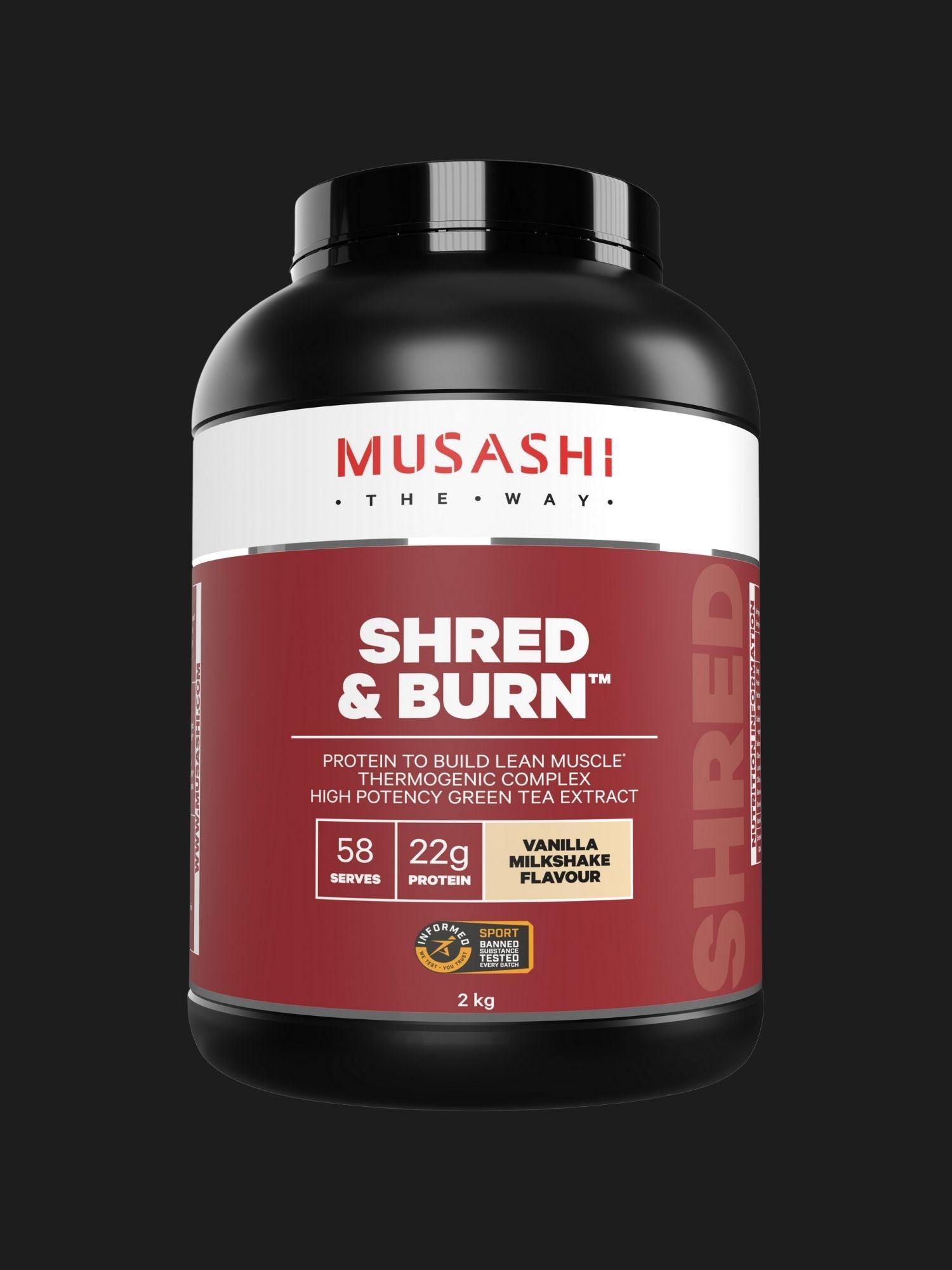 Musashi-Shred-Burn-Vanilla-2kg