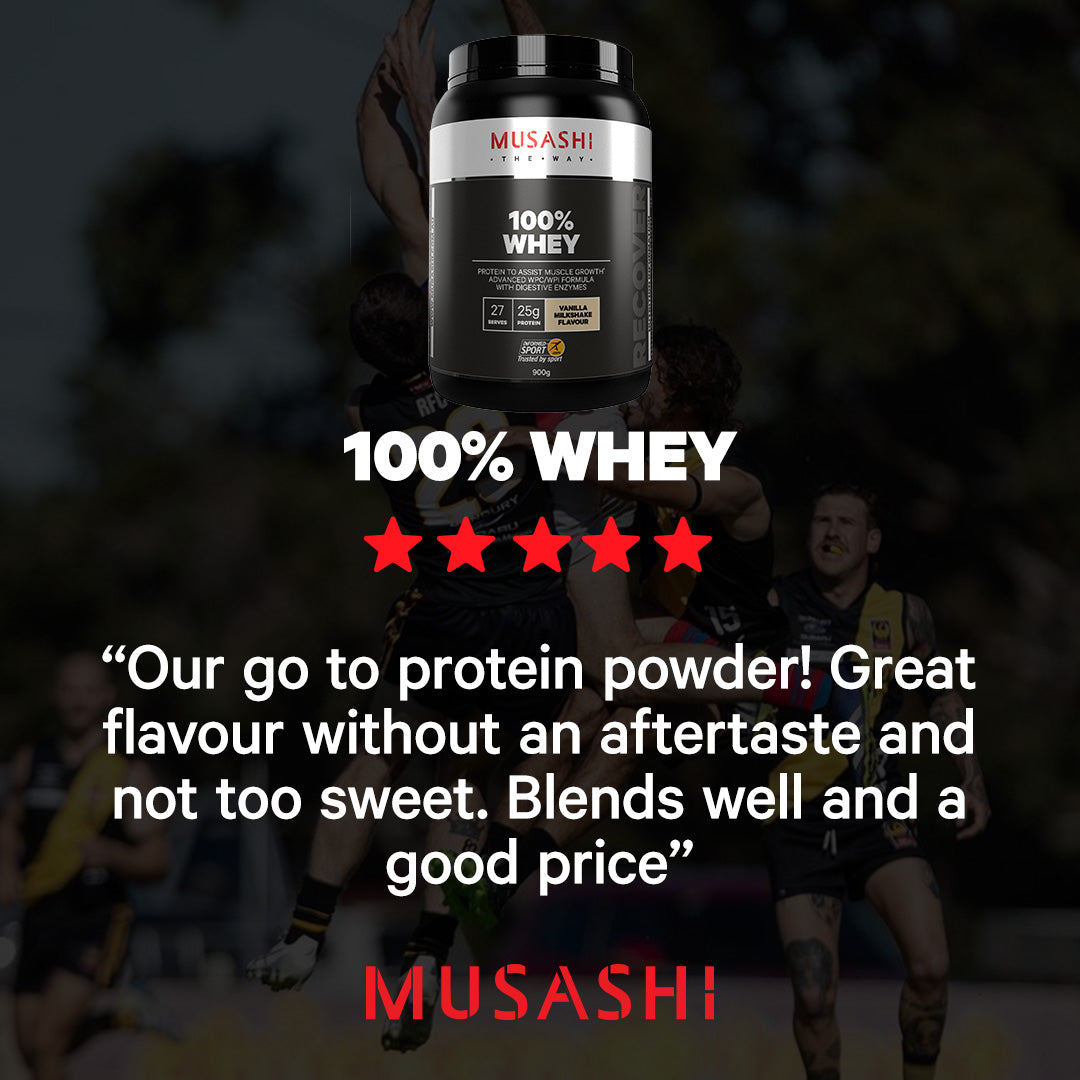 MUSASHI 100% Whey 2KG Protein Powder - Vanilla Milkshake P25g, C2g - Foto 12