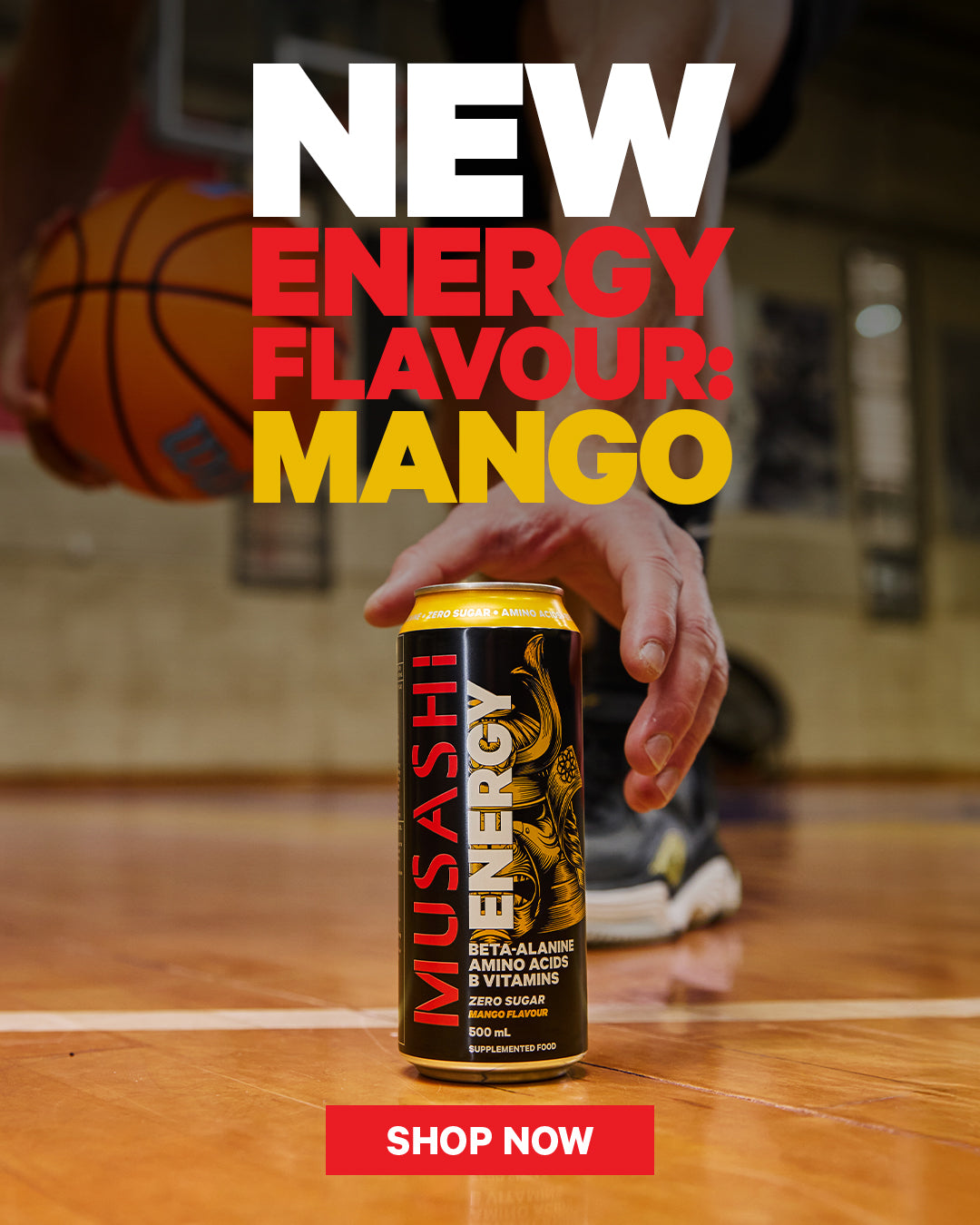 Musashi Energy Drink - Mango Flavour