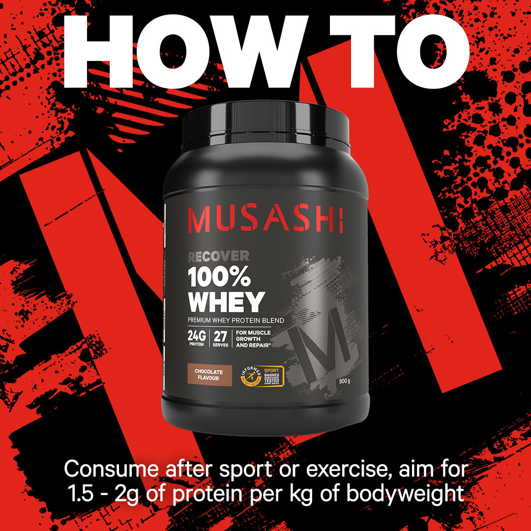 Musashi How to - 100% Whey Protein