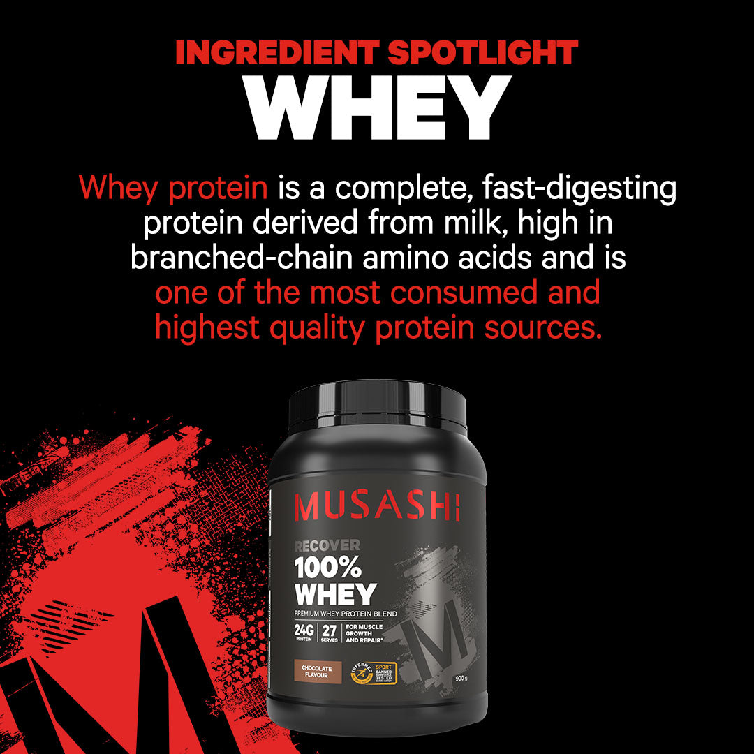 Musashi Ingredient Spotlight - 100% Whey Protein