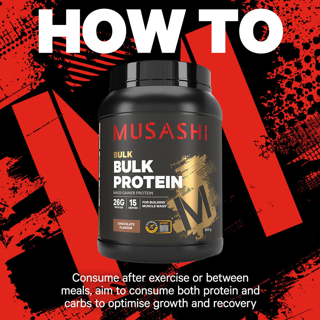 Musashi Bulk Protein Powder - How to