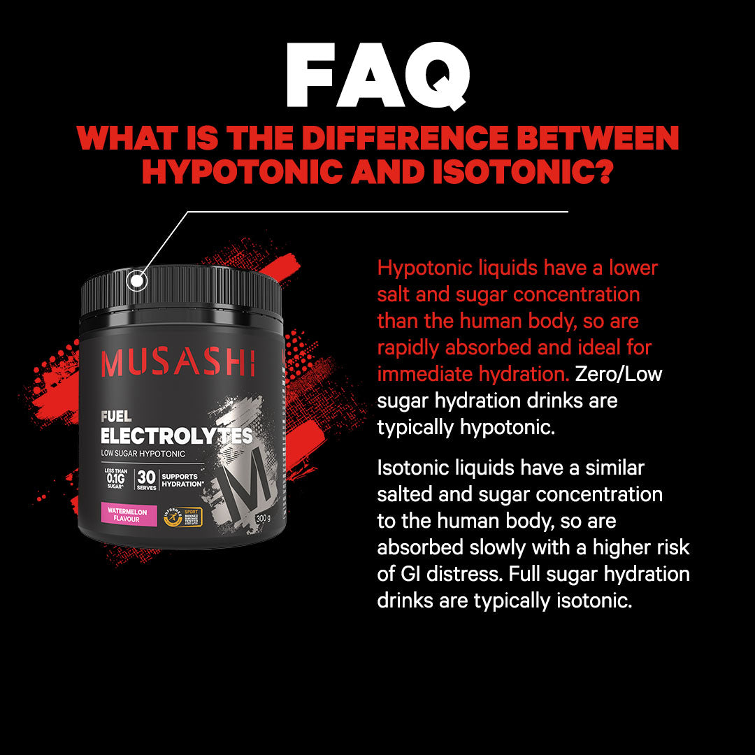 Musashi Musashi Electrolytes 300g - FAQ