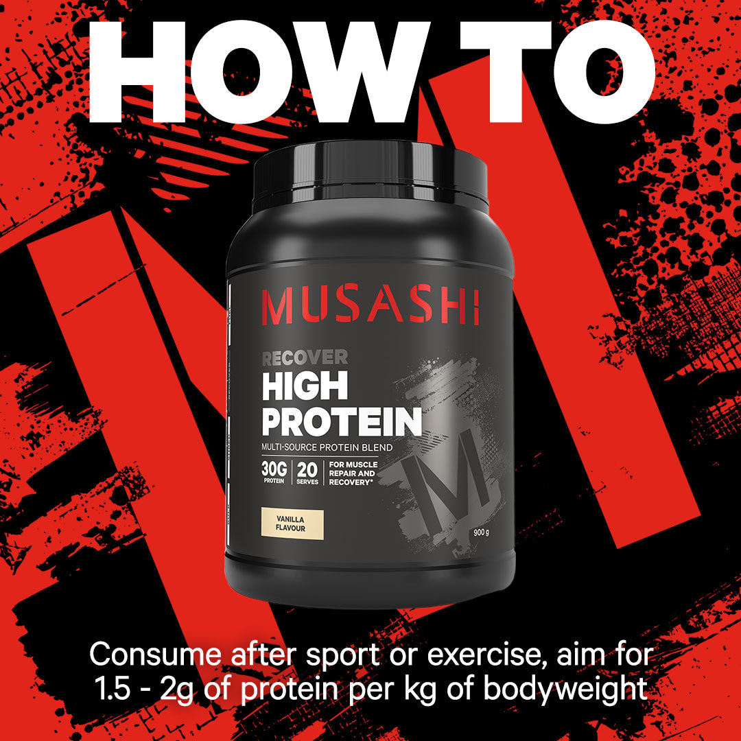 Musashi High Protein Powder - How to