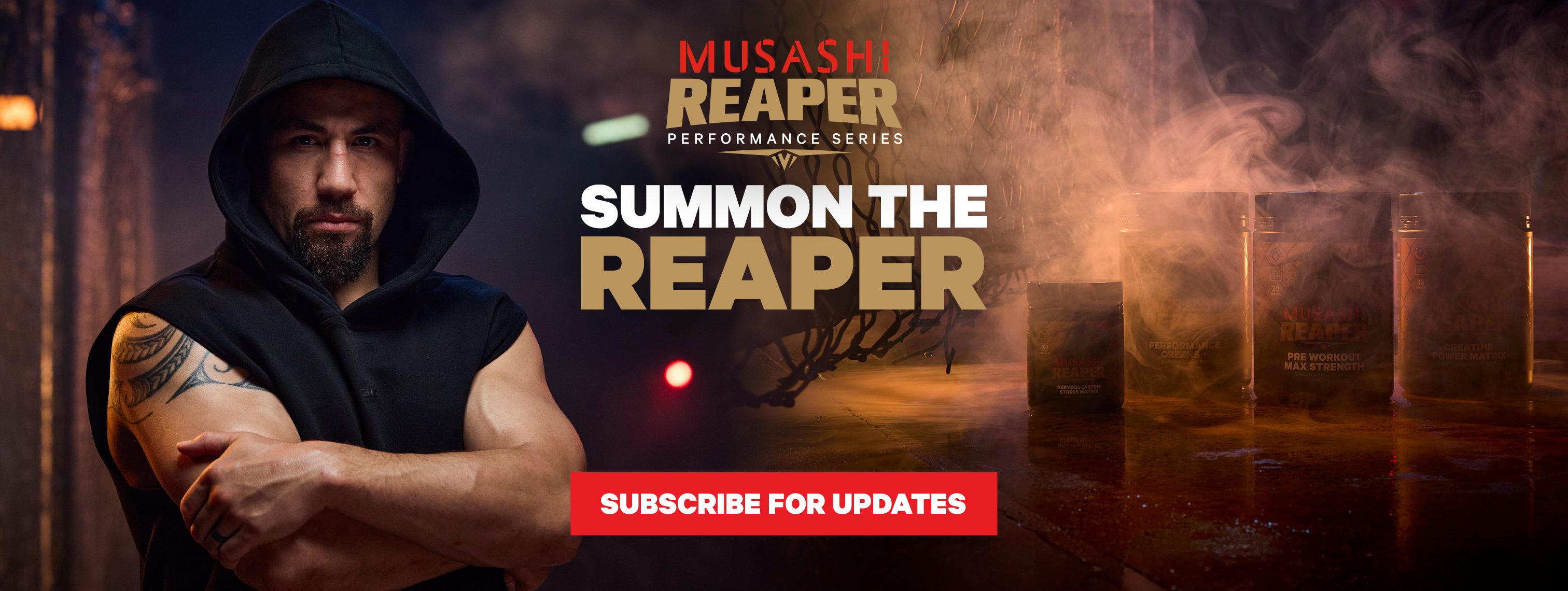 Musashi Reaper Performance Series Banner