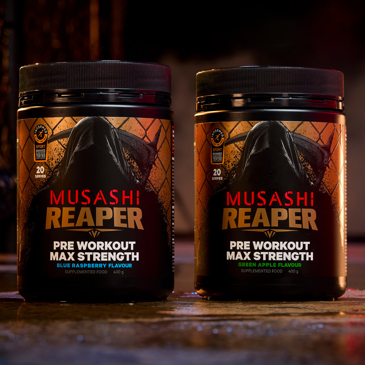 Muscle Reaper REAPER PRE-WORKOUT MAX STRENGTH 400g – Musashi NZ