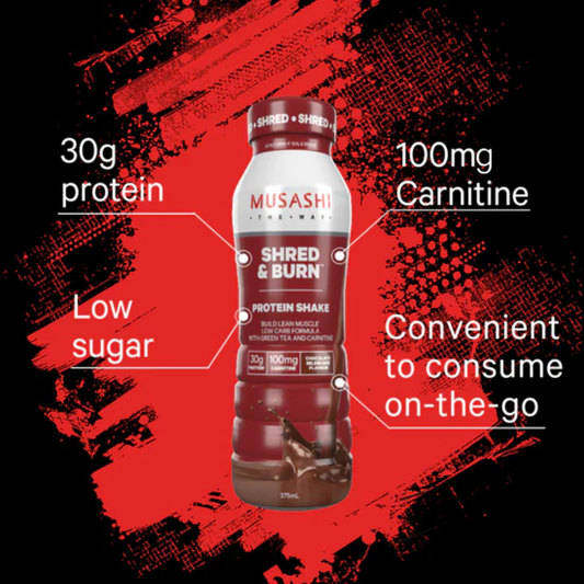 Shred & Burn Shake 375ml (Box of 6 Drinks)